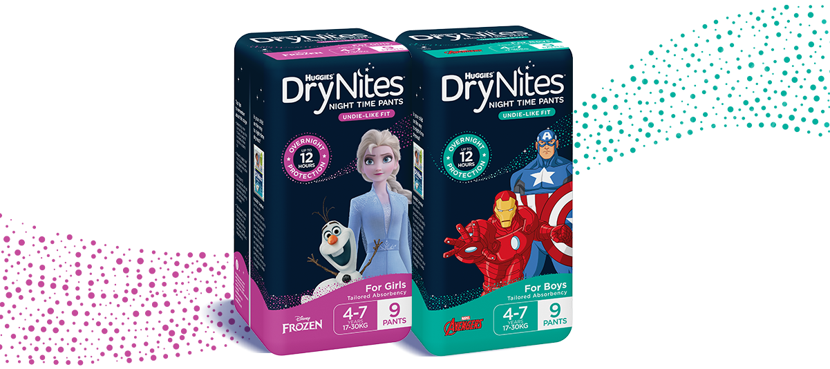 DryNites® Night Time Pants - Wake dry and worry free at sleepovers 